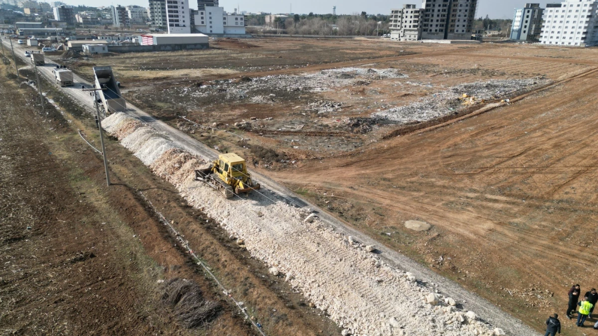 Harran Ovasında yol çilesi sona eriyor
