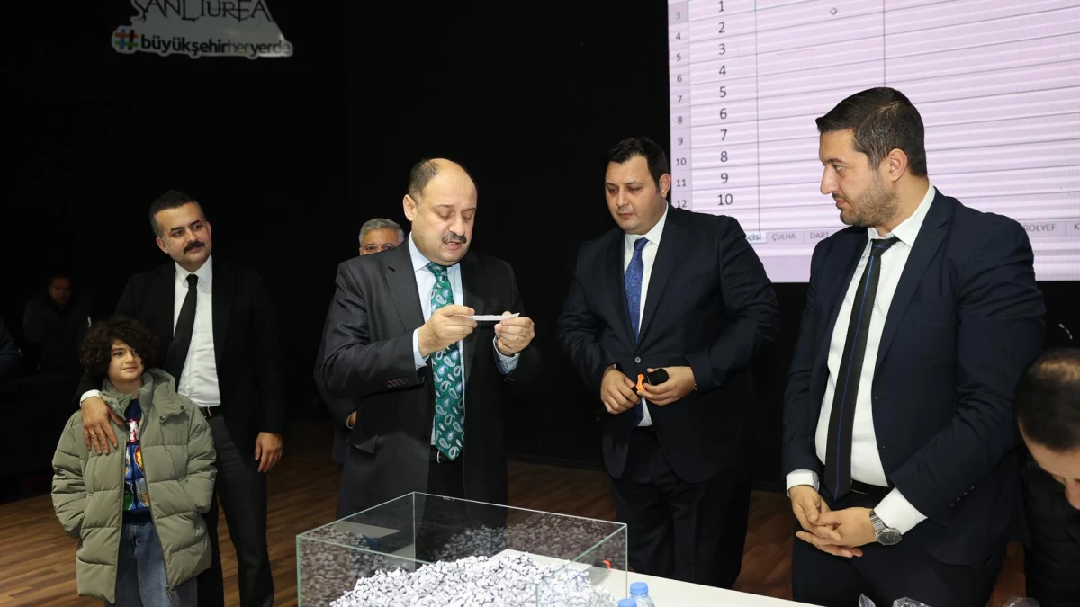 Urfa’da 90 personel alımı için kura çekimi yapıldı