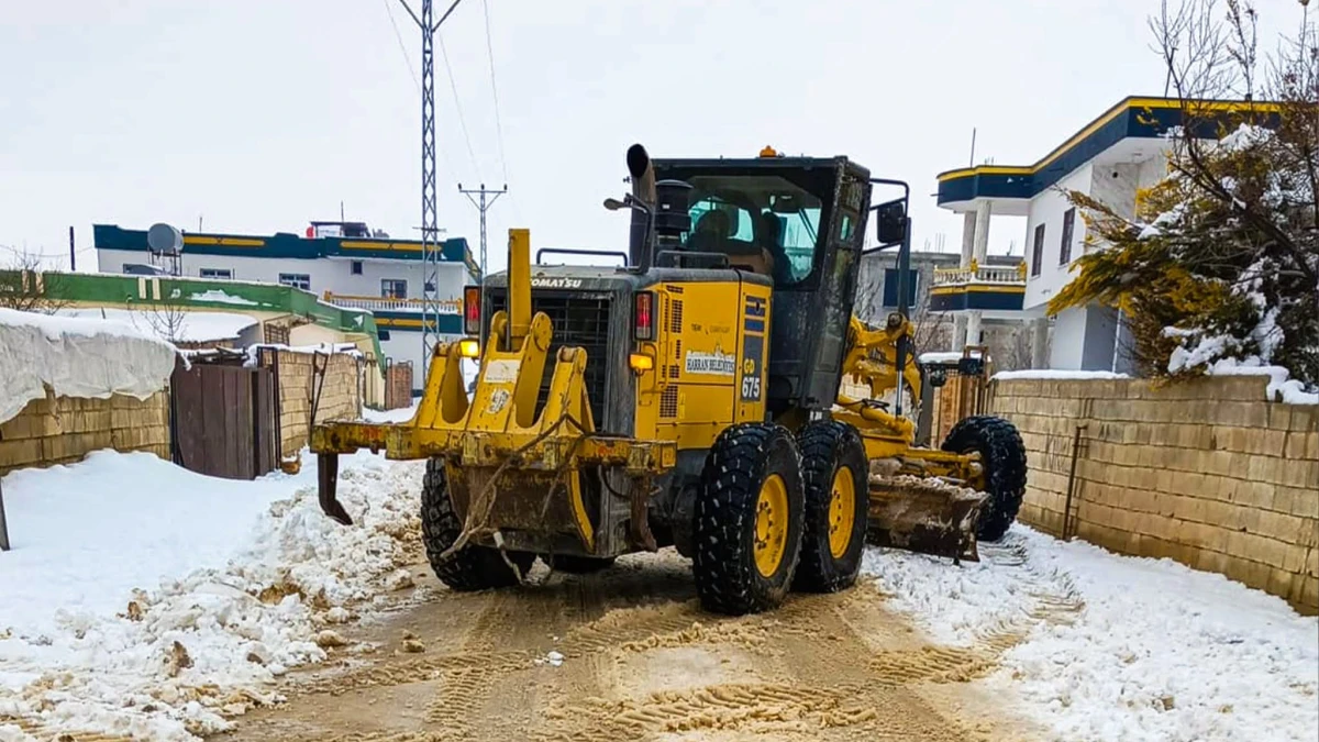 Harran'da tüm yollar ulaşıma açıldı