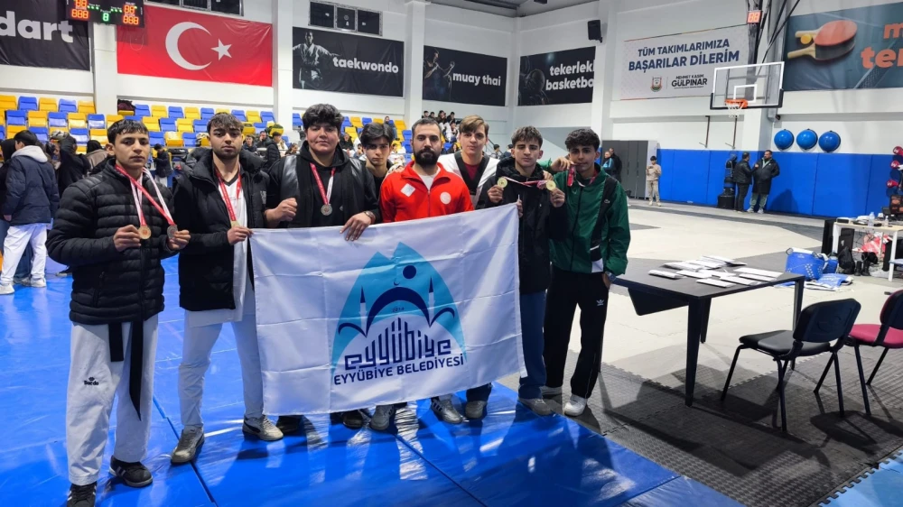 Eyyübiye Belediyesi sporcuları 9 madalya ile Alanya’ya gidiyor