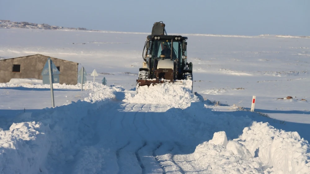 Kırsalda kapanan 4 bin 500 kilometrelik yol ulaşıma açıldı