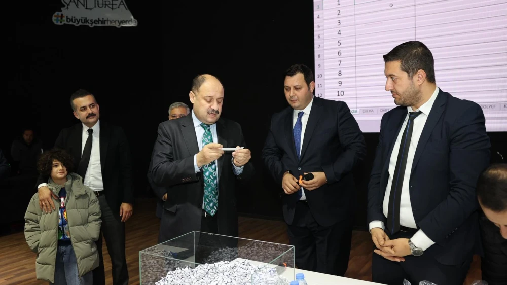 Urfa’da 90 personel alımı için kura çekimi yapıldı