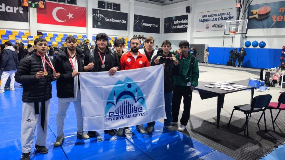 Eyyübiye Belediyesi sporcuları 9 madalya ile Alanya’ya gidiyor