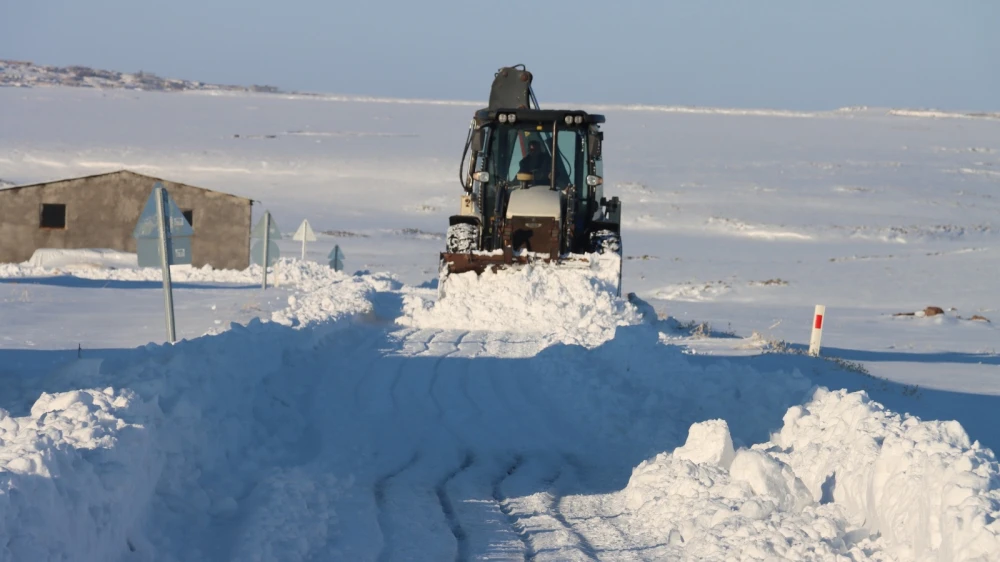 Kırsalda kapanan 4 bin 500 kilometrelik yol ulaşıma açıldı