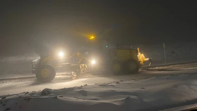 Urfa’da kar mesaisi sürüyor