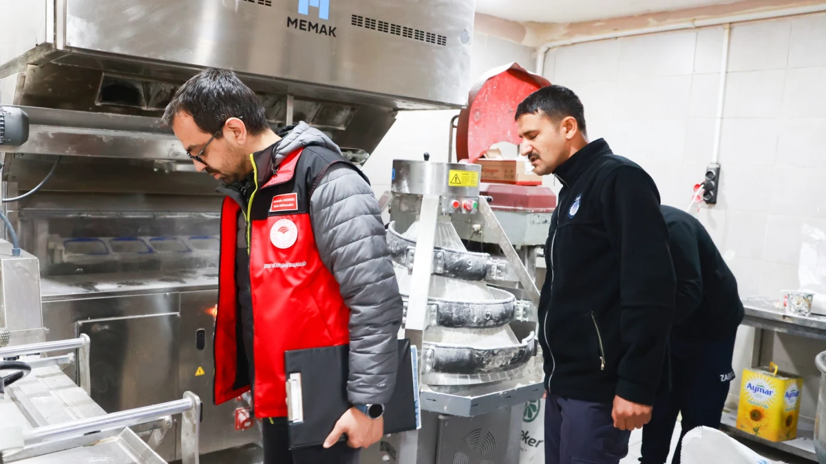 Harran'da kasap ve fırınlar denetlendi