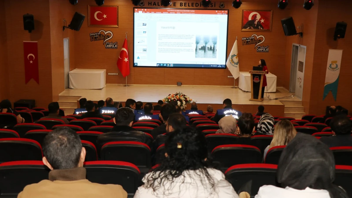 Haliliye’de personele çevre sağlığı eğitimi