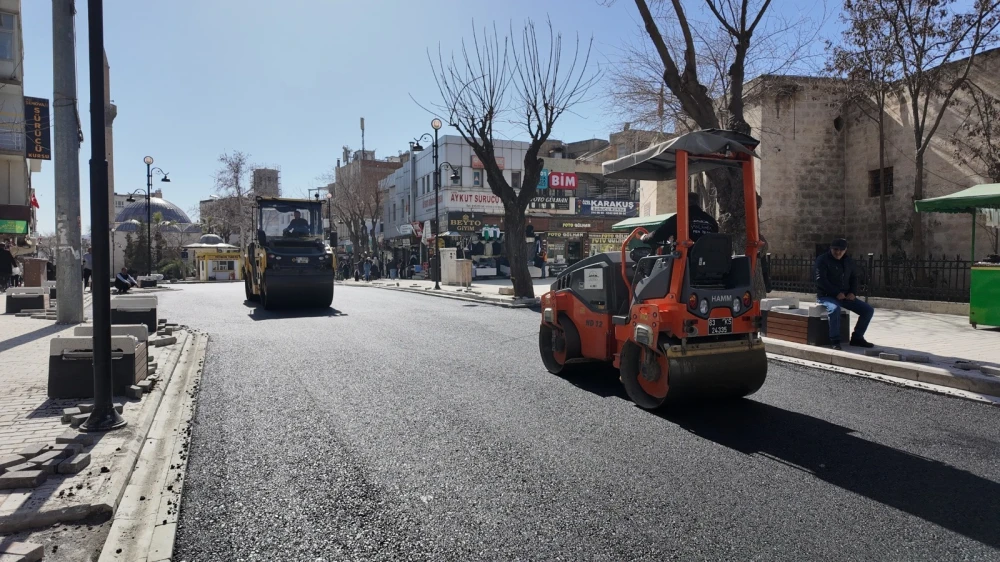 Divanyolu’nda ilk etap asfalt çalışmaları tamamlandı