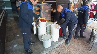 Haliliye’de zabıta ekiplerinden ramazan öncesi sıkı denetim
