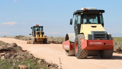 Siverek kırsalında yol konforu artıyor