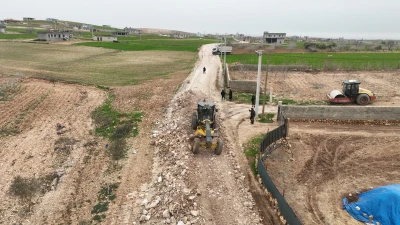 Haliliye’de 4 kilometrelik yol daha güvenli hale getiriliyor
