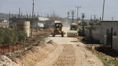 Urfa’da kırsalda yol seferberliği sürüyor