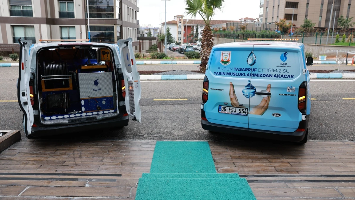 ŞUSKİ filosuna 2 yeni mini vidanjör kazandırıldı