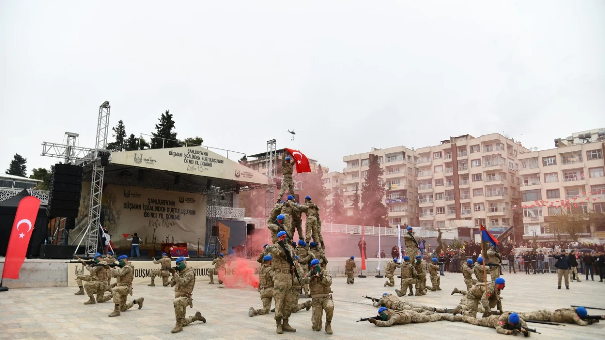 Urfa’da nefes kesen gösteri