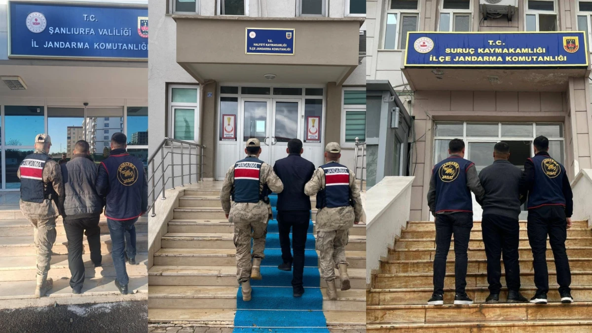 Urfa’da 4 şahıs kıskıvrak yakalandı