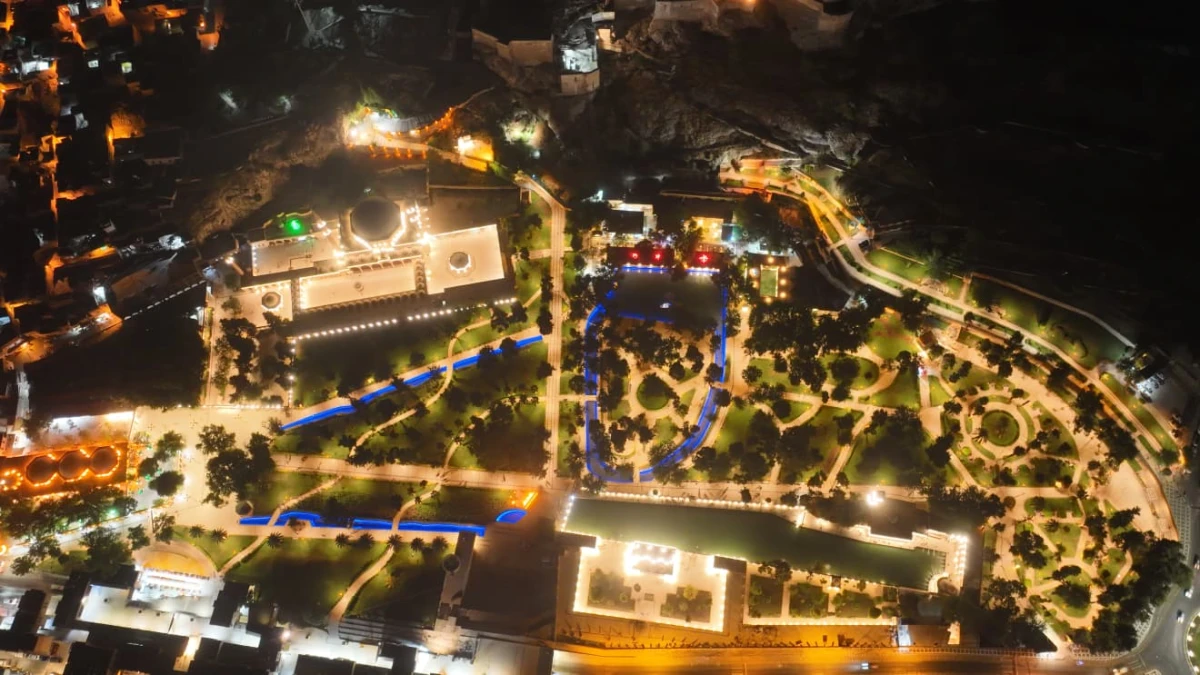 Balıklıgöl aydınlatma projesi tamamlandı