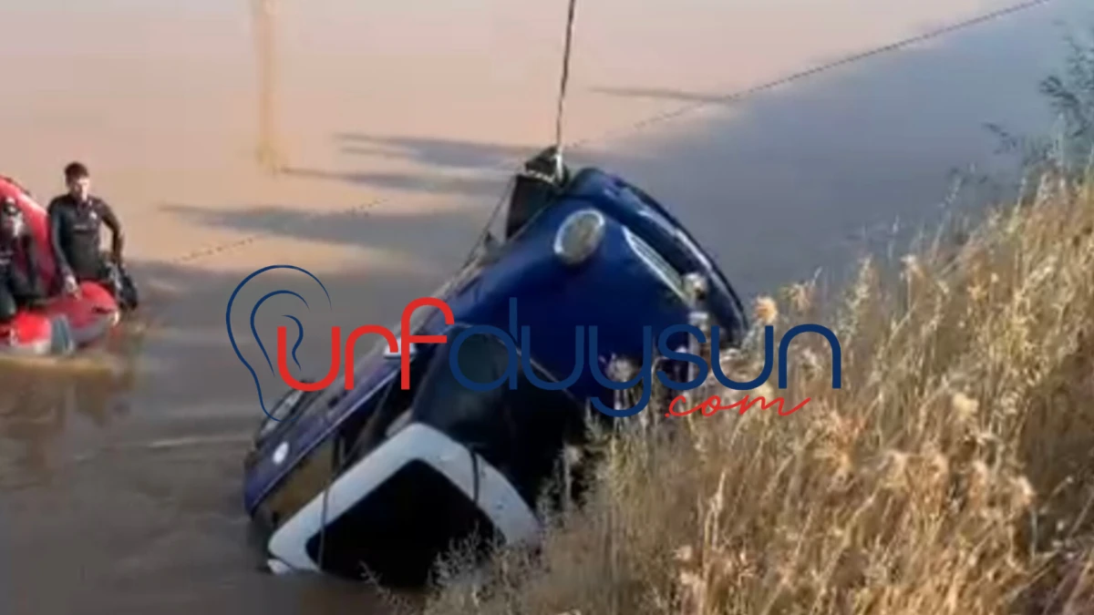 Şanlıurfa'da Korkutan Olay! Sulama Kanalına Düşen Araç Bulundu, Sürücü Kayıp
