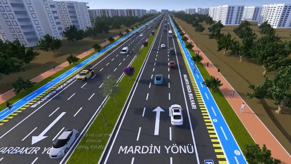 URFA’DA BİSİKLET YOLU PROJESİNDE SONA GELİNDİ
