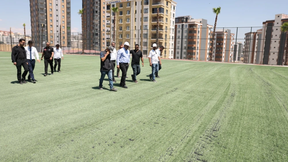 BAŞKAN ÇİFTÇİ, SPOR KOMPLEKSİNİ İNCELEDİ