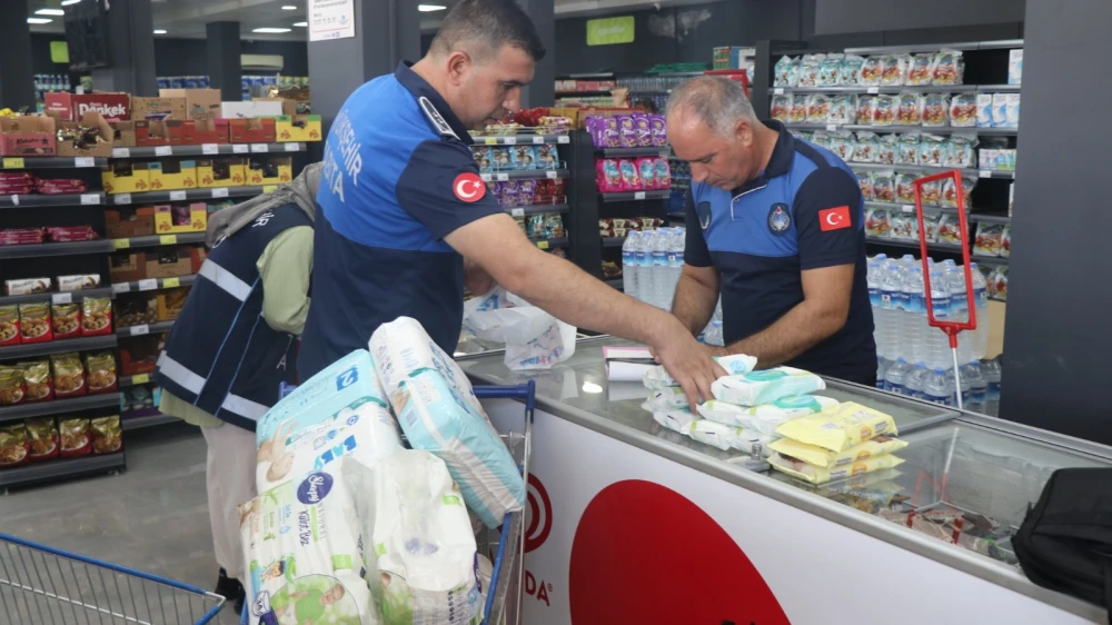 URFA’DA MARKET RAFLARI MERCEK ALTINA ALINDI