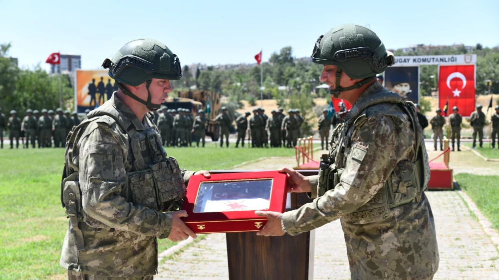 URFA’DA 20’NCİ ZIRHLI TUGAYDA GÖREV DEĞİŞİMİ