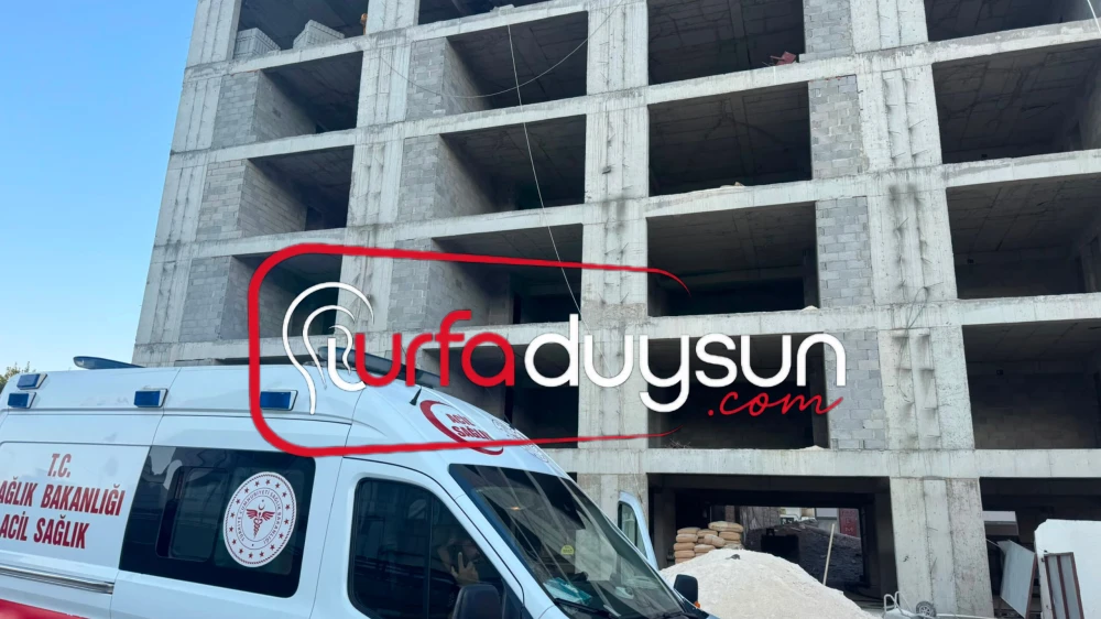 URFA’DA 5 KATTAN DÜŞEN İŞÇİ YARALANDI