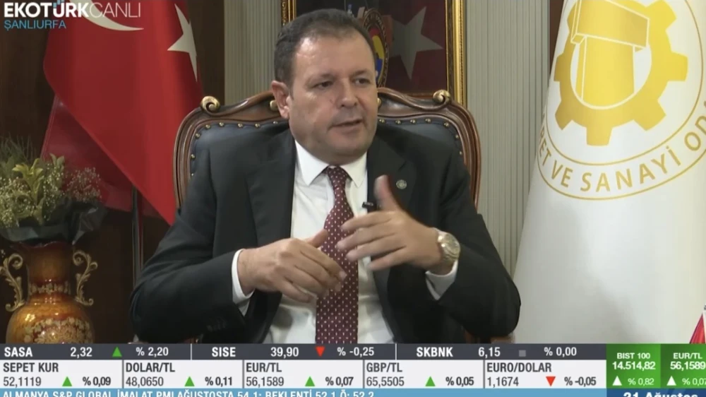 ŞUTSO BAŞKANI YETİM, EKOTÜRK TV’DE ŞANLIURFA’YI ANLATTI