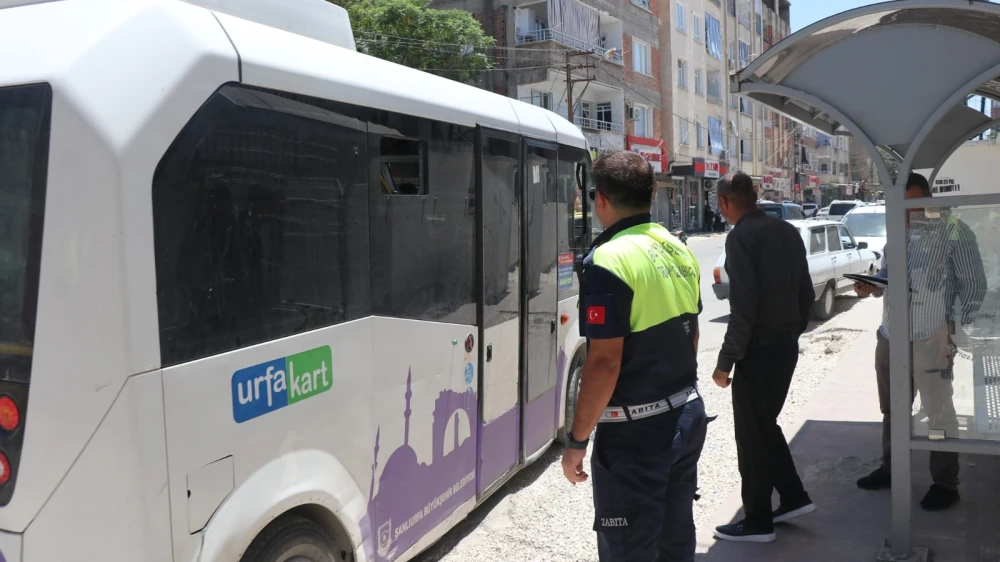 Urfa'da otobüslere klima denetimi