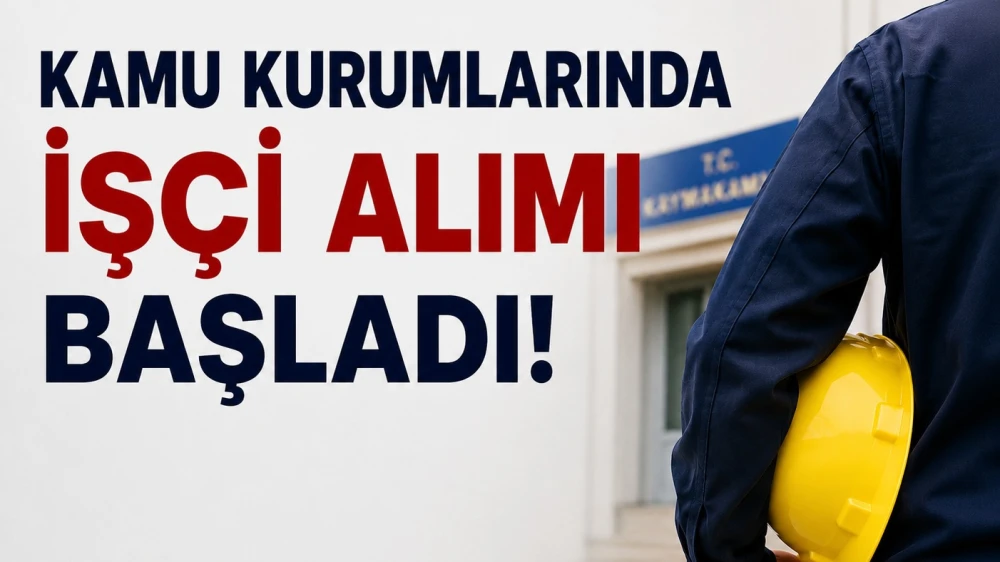 URFA'DA KAMUDA İŞÇİ ALIMI BAŞLADI