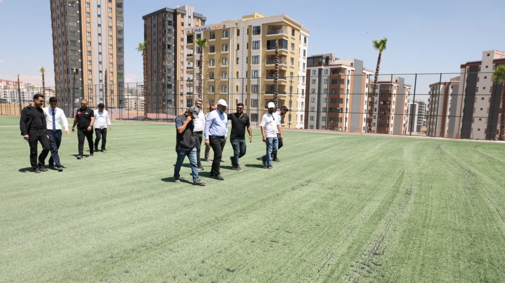 BAŞKAN ÇİFTÇİ, SPOR KOMPLEKSİNİ İNCELEDİ