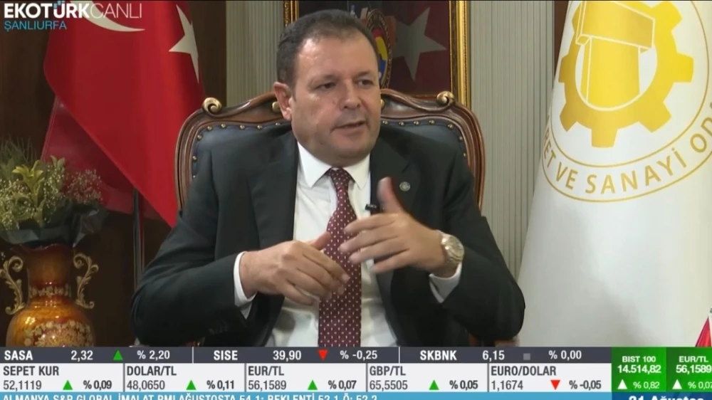 ŞUTSO BAŞKANI YETİM, EKOTÜRK TV’DE ŞANLIURFA’YI ANLATTI