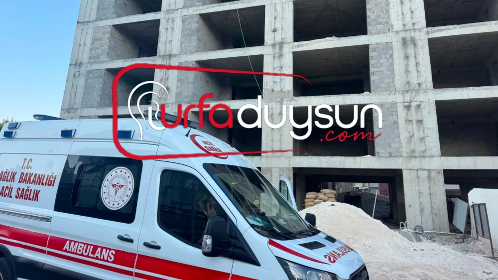 URFA’DA 5 KATTAN DÜŞEN İŞÇİ YARALANDI
