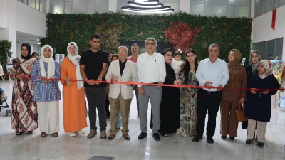 Karaköprü’de yıl sonu resim sergisi sanatseverlerle buluştu