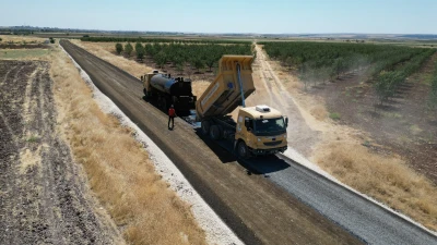 HİLVAN’DA 5,5 KİLOMETRELİK YOL YENİLENDİ