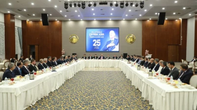 GÜNBEGİ, MALAZGİRT TOPLANTISINA KATILDI