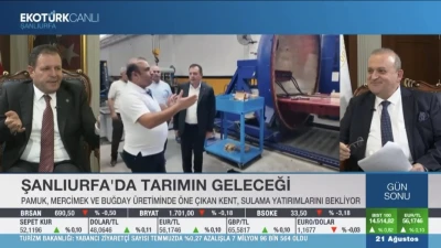 MEHMET YETİM, EKOTÜRK TV’DE ŞANLIURFA TURİZMİNİ DEĞERLENDİRDİ