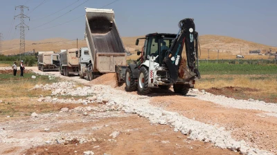 HALİLİYE'DE ÇALIŞMALAR HIZ KESMEDEN SÜRÜYOR