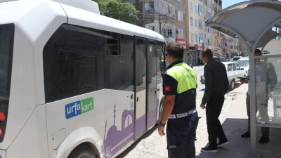 Urfa'da otobüslere klima denetimi