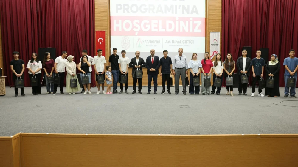 KARAKÖPRÜ’DE BAŞARILI ÖĞRENCİLERE DESTEK