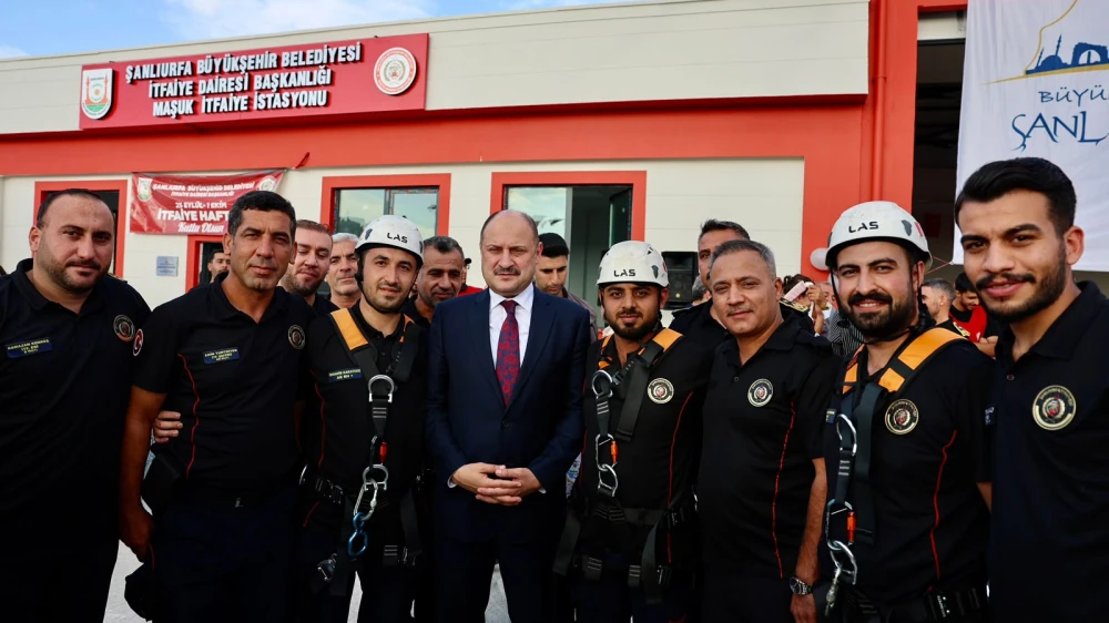URFA’DA YENİ İTFAİYE İSTASYONU VE ŞUAK HİZMET BİNASI AÇILDI