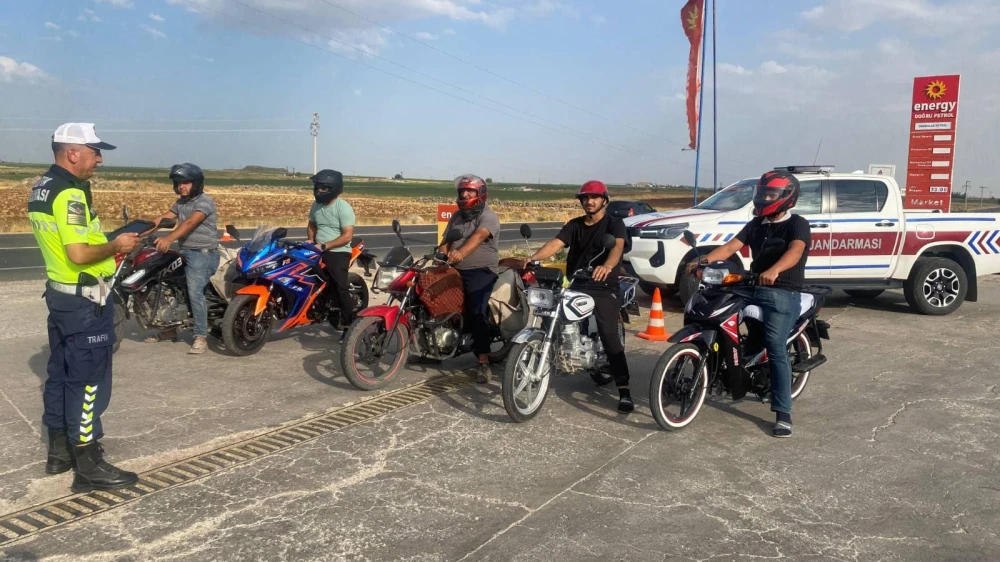 URFA'DA KAPSAMLI MOTOSİKLET DENETİMİ
