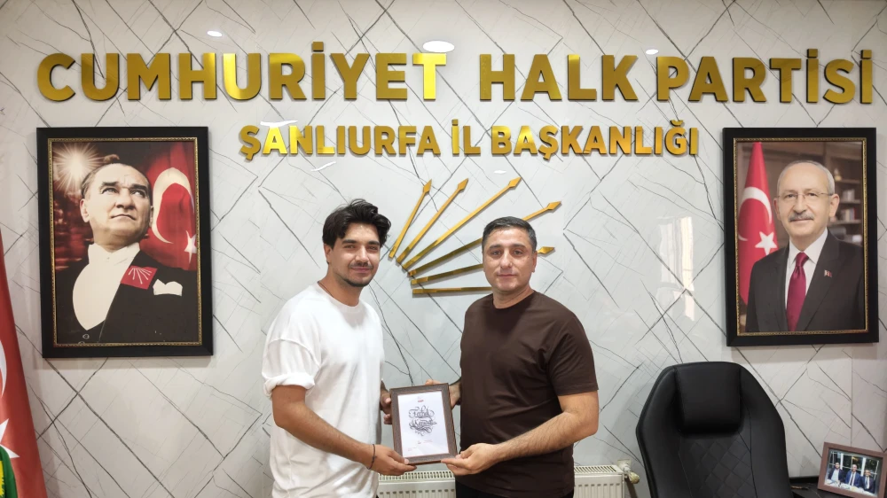ORHAN KAN’DAN CHP ŞANLIURFA İL BAŞKANI’NA ANLAMLI ZİYARET