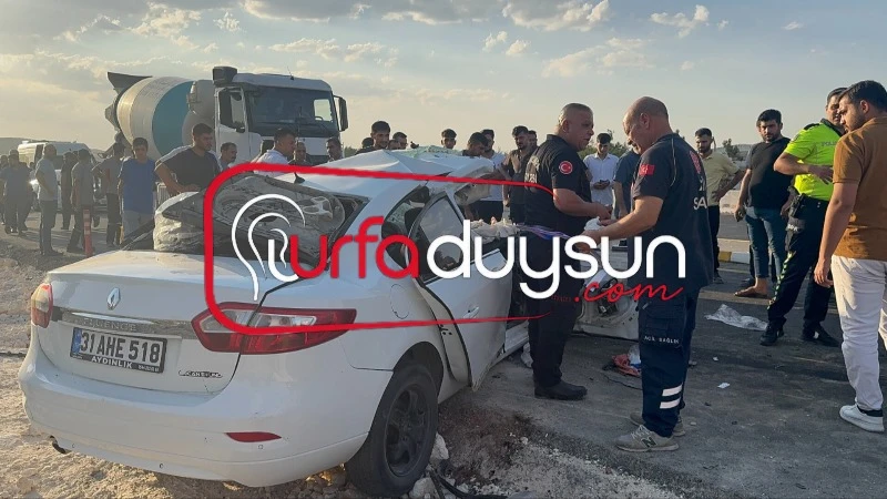 URFA’DA PEŞ PEŞE KORKUNÇ KAZALAR: 2’Sİ AĞIR 3 YARALI