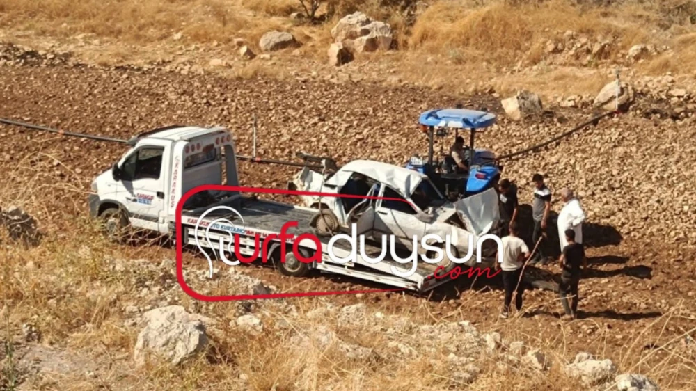 URFA’DA FECİ KAZA! ARAÇ ŞARAMPOLE YUVARLANDI: 7 YARALI,