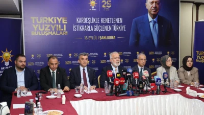 ŞANLIURFA’DA SİYASİ GÜNDEM HAREKETLENDİ! AK PARTİ HEYETİ BASINLA BULUŞTU
