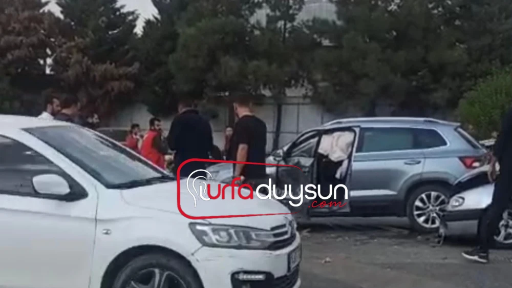 ŞANLIURFA’DA TRAFİK KAZASI: 3 YARALI