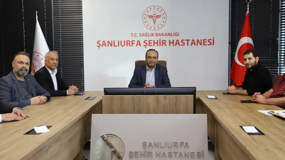 ERHAN BERK ŞANLIURFA ŞEHİR HASTANESİNDE İNCELEMELERDE BULUNDU