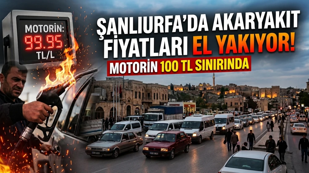 ŞANLIURFA’DA AKARYAKIT FİYATLARI EL YAKIYOR! MOTORİN 100 TL SINIRINDA