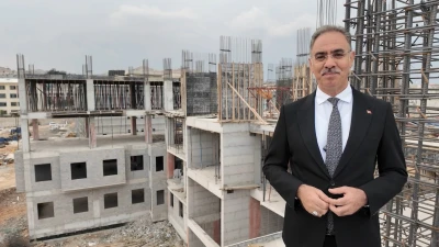 EYYÜBİYE’DE YENİ DÖNEM: BELEDİYE HİZMET BİNASI HIZLA YÜKSELİYOR