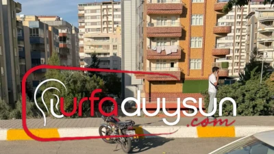 URFA’DA MOTOSİKLET YAYAYA ÇARPTI: 2 YARALI